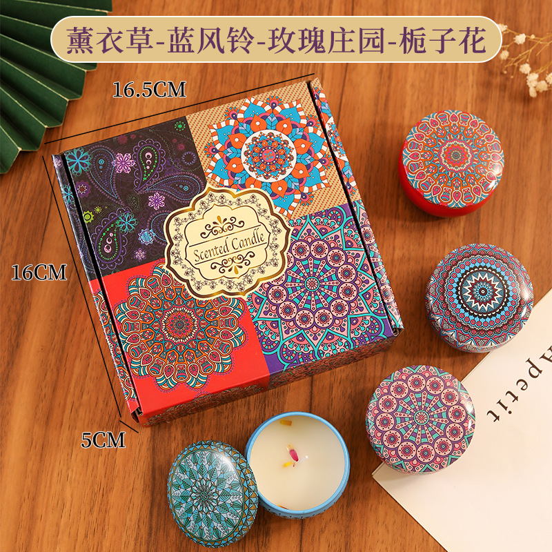 Mouth Candle [Gift Set C] Lavender, Bluebell, Rose, Gardenia