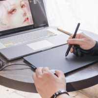 Tablet Grafis Elektronik Tanpa Baterai Vinsa T608 yang Dapat Disesuaikan, Ukuran 5X7 Inci, Kompatibel dengan PC Android dan Mac, Seperti Tablet Gaomon