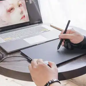 Promotion Vinsa T608 Graphic Tablet Phone Pc Support 5080 Lpi Resolution Wireless Stylus Painting Drawing Tablet With Pen