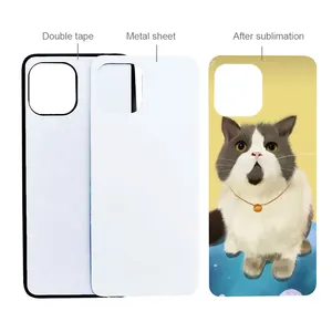 Customized Aluminium Print Picture 2D Sublimation Phone Cases White for Motorola edge 20 lite