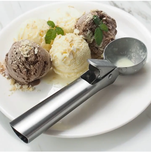 Gran oferta de cuchara para helado SS 430, herramientas de cocina, cuchara para helado multifuncional, accesorios de cocina personalizados, pala ecológica - Product Image 1