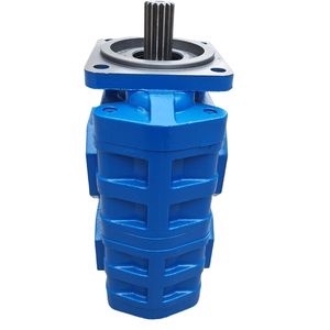 Bomba de engranajes triple hidráulica de hierro fundido CBGJ, modelo CBGTG para piezas de maquinaria de construcción - Product Image 5