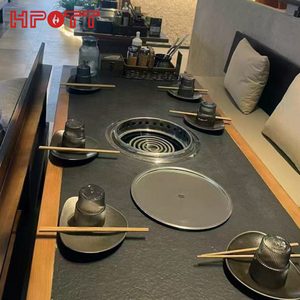 Indoor Smokeless Korean BBQ <strong>Table</strong> Yakiniku <strong>Grill</strong> for Restaurant Metal Material - Product Image 3