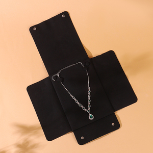 Boîte à bijoux noire rigide avec tiroir pour personnalisation de logo et identité de boutique Alexandra Madison, coffret <span class=keywords><strong>cadeau</strong></span> coulissant <span class=keywords><strong>en</strong></span> carton - Product Image 5