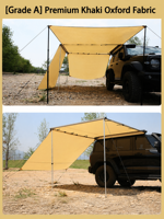 Voile d'ombrage SuSun, filet pare-vent, écran d'intimité pour mur latéral de caravane, aire de jeux extérieure