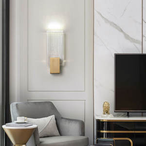 <b>Modern</b> Luxury bedroom <b>wall</b> <b>light</b> led crystal gold luxury <b>wall</b> lamp for corridor lighting - Product Image 5