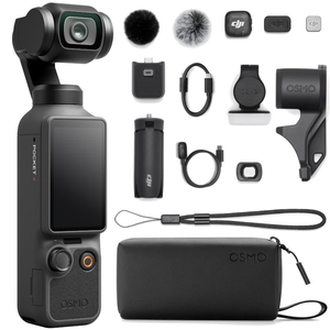 สำหรับ Osmo Pocket 4 Creator Combo กล้องแอคชั่นคาร์บอนไฟเบอร์ขนาด 1 นิ้ว CMOS 4K/240fps พร้อมระบบ AI Voice Assistant ติดตามใบหน้า ความจุ 107GB - Product Image 1