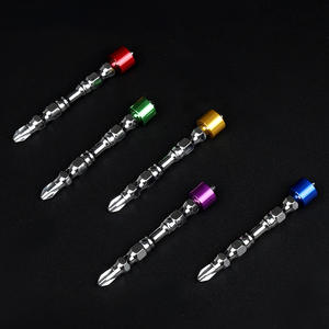 Weeks <b>Magnetic</b> S2 Steel Phillips Ph2 Double-Ended Screwdriver <b>Bit</b> Set With Aluminum Ring For Electric <b>Drill</b> - Product Image 4