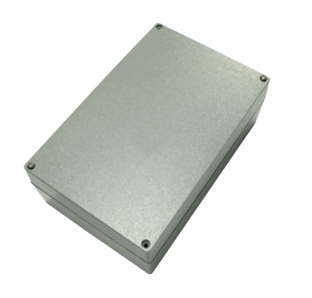 AW086 IP67 penutup pcb kotak tahan air aluminium die casting untuk elektronik
