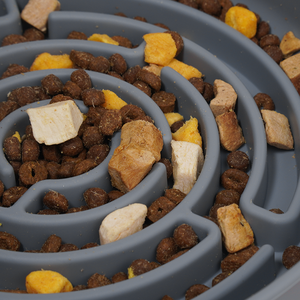 מותאם אישית ארוחת ערב סיליקון נייד לחיות מחמד ארוחת ערב להאכיל לוחיות מים מוגבה נמוכה האכלה איטית לנסוע חתול חם לאכול כלב - Product Image 4