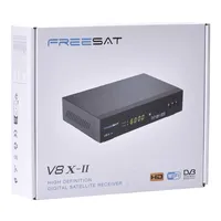 Récepteur satellite numérique Android GTMEDIA V8 V8X-II, décodeur DVB Combo DVB-S/S2/S2X en plastique, dernière version 2025, FREESAT V8X-II HD 1080p