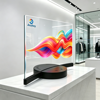 Pantalla Digital OLED Curva Plateada Personalizable, 1.07B, Gama de Colores de 10 Bits, Brillo de 800 cd, Pantalla Táctil con Revestimiento AR, Punto de Acceso WiFi