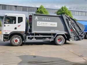 Dongfeng 12cbm Compresión <span class=keywords><strong>Compactador</strong></span> 4x2 Camión <span class=keywords><strong>de</strong></span> recolección <span class=keywords><strong>de</strong></span> <span class=keywords><strong>basura</strong></span> doméstica con tipo <span class=keywords><strong>de</strong></span> barril colgante - Product Image 5