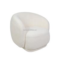 Salon chambre hôtel maison sur mesure Design moderne Julep canapé chaises tissu blanc loisirs baril chaises