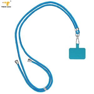 Funda Universal para teléfono móvil, cordón de colores con Clip desmontable, Parche de correa para el cuello, venta al por mayor - Product Image 2
