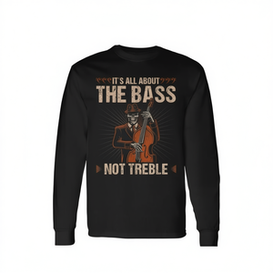 Camiseta de manga larga All About The Bass Jazz Double Bass Fiddle - Product Image 2