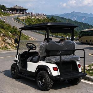 Carrito de Golf Eléctrico de 4 Plazas con Batería de Litio, Todoterreno, con Suspensión Independiente, Llantas de 12-14 Pulgadas y Pantalla Grande - Product Image 1