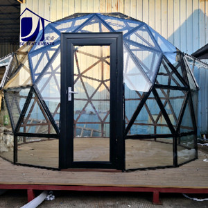 Cúpula de Vidrio para Terraza, Doble Acristalamiento, Vidrio Templado Low-E, Diseño Contemporáneo, Uso en Hoteles - Product Image 5