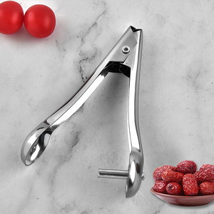 Descorazonador Manual de Cerezas y Dátiles de Acero Inoxidable 430, Utensilio de Cocina Doméstico para Descorazonar Cerezas, Dátiles y Espino Blanco sin Esfuerzo - Product Image 5