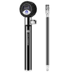 Sxbdqt Jauge de pression numérique en alliage d'aluminium pour voiture et vélo, portable, compatible avec les valves P et S - Product Image 2