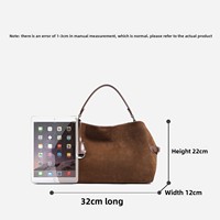 Sac fourre-tout tendance en cuir véritable pour femme, automne-hiver, haut de gamme, grande capacité, fermeture éclair, sac à bandoulière d'occasion