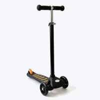 Trottinette pour enfants LS-304B en acier, hauteur réglable, 3-6 ans, trois roues, éclairage LED, charge maximale 65 kg, frein arrière, roulements ABEC-7 en PU/PVC
