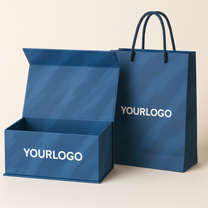 Luxury Folding Cardboard Gift <b>Box</b> Recyclable Magnetic Lid Custom Logo Embossed Design for <b>Clothes</b> Shoes Gifts Recycled Materials - Product Image 3