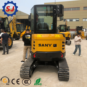 Mini-excavatrice sur chenilles hydraulique Sany SY26U d'occasion, 99 % neuve, 2,6 tonnes, certifiée CE EAP, moteur, boîte de vitesses, pompe, roulement, modèle 2024 - Product Image 3