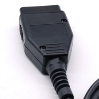 Cable de datos para coche, adaptador Obd Ii de 16 Pines, conector macho Universal Obd, arnés de cables