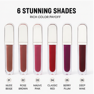 Organic Mineral Long Lasting 4ml Electroplated Gold <b>Lip</b> <b>Gloss</b> Tube Sample Size for Daily Makeup Private Label Vendor - Product Image 5