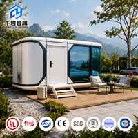 Casa Cápsula Prefabricada Modular Aislada, Llave en Mano, ODM OEM, para Resort, Hotel o Alojamiento Rural al Aire Libre