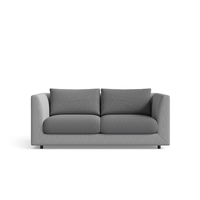 Ensemble de canapés modulaires 3 places en tissu gris standard moderne de qualité supérieure avec pieds en métal, idéal pour appartement, école, bureau