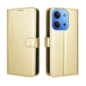 Crazy Horse Pattern Wallet Leather Phone Case For Redmi 15C 173MM - Product Image 1