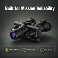 Meilleures ventes : Lunettes de vision nocturne 4K, étanches IP65, lampe tactique avec SOS, portée de 600 m dans l'obscurité totale, en stock