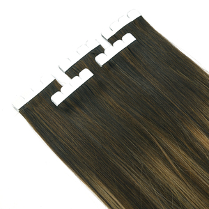 Extensiones de Cabello Natural Remy 100% de Doble Trama Suave Premium de K.S WIGS, Acabado Natural, Color Mixto, 12-28 Pulgadas, Mini-Tape - Product Image 5