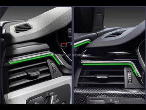 Lumière d'Ambiance Intérieure de Voiture Multicolore en Fibre de Carbone LED, Modification Lumineuse pour <span class=keywords><strong>Audi</strong></span> A4 A5 B9 2017-2021 - Product Image 3