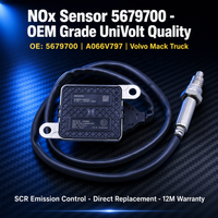 Capteur NOx 5679700 A066V797 SNS3238A pour Volvo Mack Camion lourd Système SCR UniVolt Neuf 100% testé