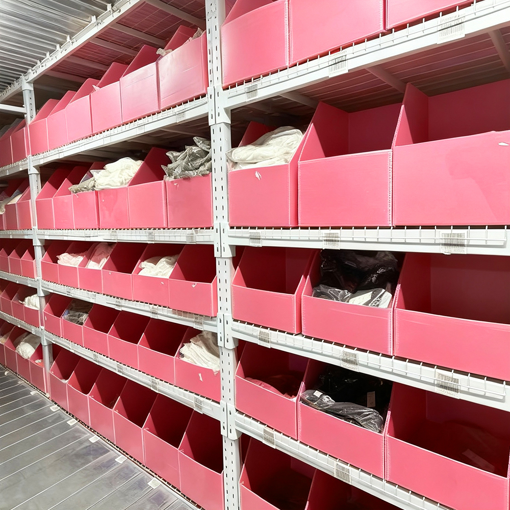 corrugated bins