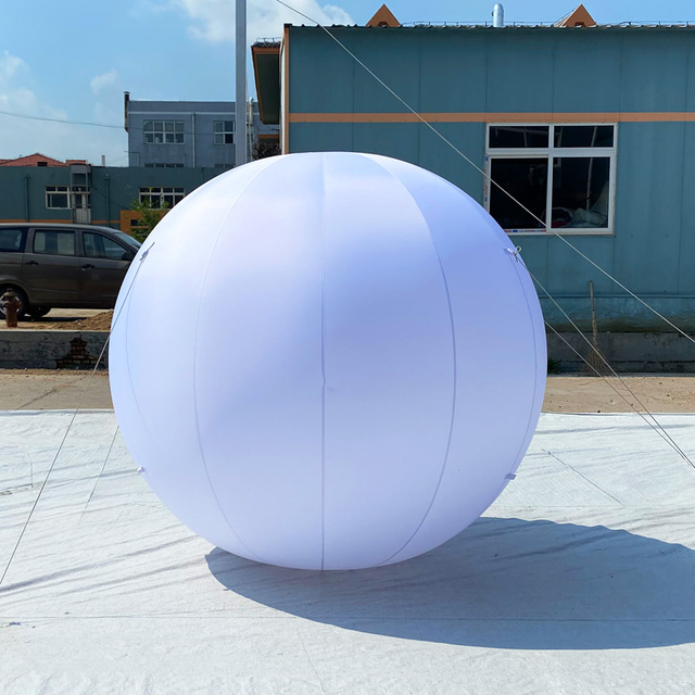 Promotional Giant Inflatable Ball Decoration Airtight Ball Model Customized Inflatable Round Balloon with LED