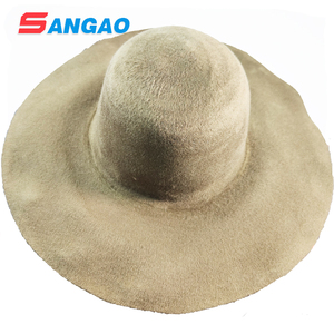 Venta al por mayor perfecta mezcla de conejo sombrero cuerpo fieltro mosquetero sombrero de fieltro de lana cuerpos o capuchas - Product Image 1