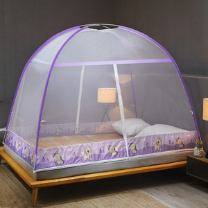 Mosquitera autoemergente mongola con fibra de vidrio plegable, fácil instalación, dosel de cama y mosquitera gratis - Product Image 4