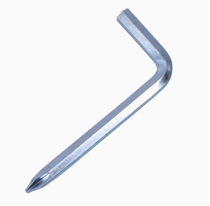 Clé à douille hexagonale à double extrémité en acier au carbone métrique de qualité industrielle, tête cruciforme en L, plaque coulissante, poignée ergonomique, anti-étincelles - Product Image 3