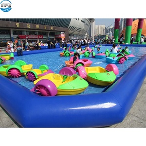 Bateaux à pédales en plastique pour enfants, pour jeux aquatiques en piscine, parcs d'attractions et natation - Product Image 3