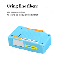 Outil d'essuyage du visage d'extrémité de fibre Outils de nettoyage de fibre optique Ftth pour SC/ST/FC FTTH Outil Conector Boîte de nettoyage Cassette 550 fois