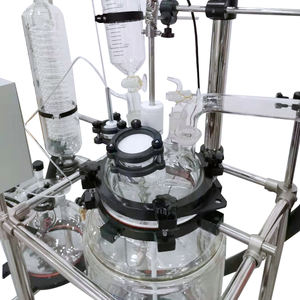Offre Spéciale verre réacteur de cristallisation équipements de filtration chemisé de verre réacteur 10l à 200l pour extraction à l'éthanol - Product Image 3
