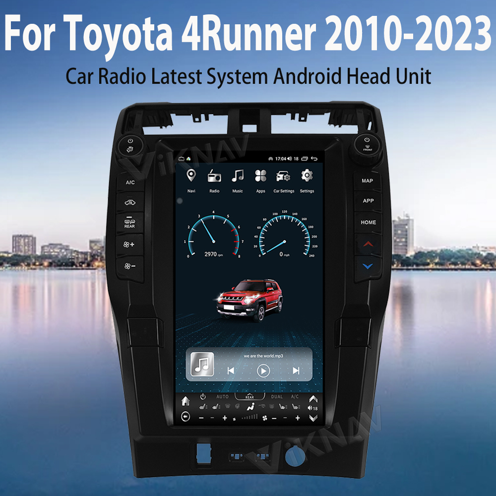 VIKNAV 15.6 Inch GPS Navigation for Toyota 4runner 2010-2023