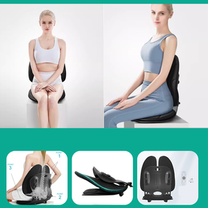 Ergonomic Pink Memory Foam <b>Back</b> Support Gel Chair <b>Cushion</b> Anti-Decubitus Features 3D Office Therapy Buttocks Care Removable - Product Image 3