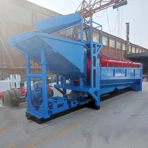 Equipamento de mineração de rio trommel para lavagem de ouro e diamantes, equipamento para processamento de ouro