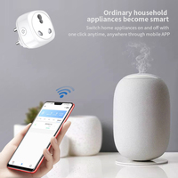 Prise intelligente BSD52 Tuya WiFi 16A, norme sud-africaine, prise de courant, commande à distance par application, Alexa, Google, avec suivi de la consommation énergétique
