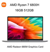 Nouvel ordinateur portable Redmi Book Pro 14 AMD 14 pouces, écran IPS 2,5K 120Hz, R7-6800H, 16 Go de RAM, 512 Go de SSD, corps métallique, clavier anglais, 8 cœurs